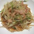 しろつめの花's cooksnap of when they made 激安♡豆苗ともやしのベーコン炒め♡.