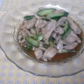すがみほ's cooksnap of when they made ささみときゅうりのにんにく風味和え.
