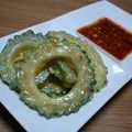 ちーぼぼ's cooksnap of when they made 韓国料理：ゴーヤのジョン.
