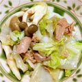 らびんな's cooksnap of when they made 白菜としめじとツナのおかか煮.