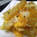 maruru-nn's cooksnap of when they made 冷凍フライドポテトで☆バター風味♪卵炒め.
