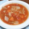 ねむみ。's cooksnap of when they made 白菜たっぷりトマトスープ☆.