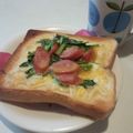 ママんま's cooksnap of when they made 簡単キッシュをトーストに☆彡.