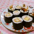赤い電話's cooksnap of when they made 恵方巻きやお誕生会に＊海老フライ太巻き＊.