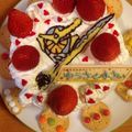 よこりんな's cooksnap of when they made 仮面ライダー凱武！ガイムキャラデコケーキ.