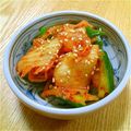 YuzuKizu's cooksnap of when they made きゅうりのキムチ和え(オイキムチもどき).