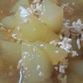 やぽんがぽん's cooksnap of when they made 冬瓜とひき肉の煮物.