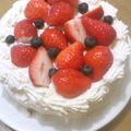 ☆もみあげ☆'s cooksnap of when they made ２０１１クリスマスケーキ♪.
