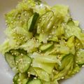 ayafuyu's cooksnap of when they made 中華だれで＊キャベツときゅうりの酢の物.