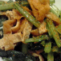 coccorira's cooksnap of when they made 小松菜と油揚げのきんぴら風.