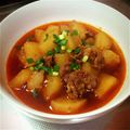 まいたけえりんぎ's cooksnap of when they made 韓国の友人直伝①❀牛肉と大根の煮物.
