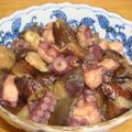 ねず吉's cooksnap of when they made タコとなすの紫煮.