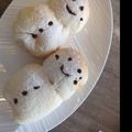 tyatya25's cooksnap of when they made ☆ゆっきー☆雪だるまパン.