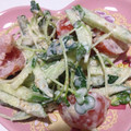 クッキングりな's cooksnap of when they made かいわれときゅうりとトマトのサラダ.