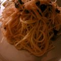 ちゃんmammy's cooksnap of when they made 失敗しらず簡単♪豆乳入り明太子スパゲティ.