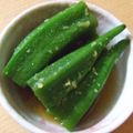 さくらのうさぎ's cooksnap of when they made 簡単♪オクラのおひたし.