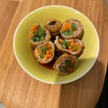 peanutsss's cooksnap of when they made いんげんと人参の肉巻き.