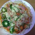 まりベジ's cooksnap of when they made アレンジ素麺☆そうめんdeピザ.