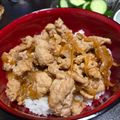 ✿月華❀'s cooksnap of when they made ☆黄金の豚丼☆.