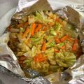 あやママ99's cooksnap of when they made 鮭のホイル焼きチャンチャン焼き風.
