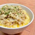 島子☆'s cooksnap of when they made 簡単朝食♪卵かけご飯on納豆☆.