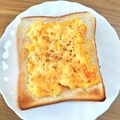 ＊なぁ＊'s cooksnap of when they made スクランブルエッグトースト♪.