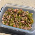 Chisapoo☆'s cooksnap of when they made 万能常備菜!!ピーマンと挽き肉のそぼろ煮.