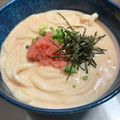 yum＊chim's cooksnap of when they made 簡単☆５分で！濃厚明太クリームうどん♩.