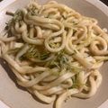 hanaの備忘録's cooksnap of when they made 豆苗とツナのバタポンうどん.