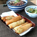 あず7225's cooksnap of when they made 揚げ焼きでOK♪「枝豆チーズ春巻き」.