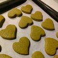 lick182182's cooksnap of when they made HMで作る濃いめの抹茶クッキー.