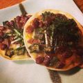 hachpoch's cooksnap of when they made 和風テイスト★餃子ピザ♪お酒のあてに～.