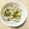 はじめmama's cooksnap of when they made かぶの葉☆鶏そぼろチャーハン.