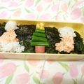 berry_a's cooksnap of when they made 雪の結晶＆クルスマスツリーのおかず.