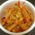 riaelephan's cooksnap of when they made さつまいもと人参のキンピラ.