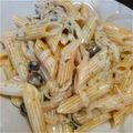 riaelephan's cooksnap of when they made きのこクリームペンネ★海苔チーズソース.