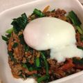 ごはんmama's cooksnap of when they made 簡単☆お母様直伝♪にらミンチ丼.