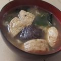 きらり流れ星's cooksnap of when they made がんも★みそ汁.