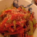 asamism00's cooksnap of when they made 絶品♪セロリと人参のごまマヨ炒め☆.