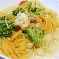 みけねこゆぅか's cooksnap of when they made ブロッコリーの柚子胡椒クリームパスタ.