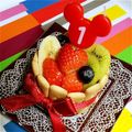 まあぶこたん's cooksnap of when they made 一歳の誕生日ケーキ♡.