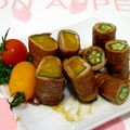 はやみちゃん's cooksnap of when they made かぼちゃの豚肉巻き.