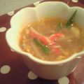おさるのしっぽ's cooksnap of when they made かにかきたま汁.
