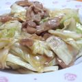 武士魂's cooksnap of when they made 豚とキャベツの美味しい炒め物♥.