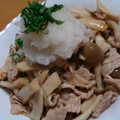 cafe-cafe's cooksnap of when they made たっぷりきのこと豚肉のポン酢おろし和え.