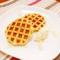 はやしま1010's cooksnap of when they made 豆腐とHMで簡単ワッフル.
