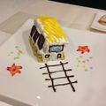 norishio01's cooksnap of when they made ☆電車☆の誕生日ケーキ.
