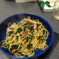 おはなちゃん☆'s cooksnap of when they made 簡単☆ほうれん草とベーコンの和風パスタ.