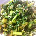 Hitoko2012's cooksnap of when they made 大根の葉の炒めもの.