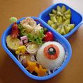こひつじ母さん's cooksnap of when they made Happyキャラ弁*目玉おやじ*.